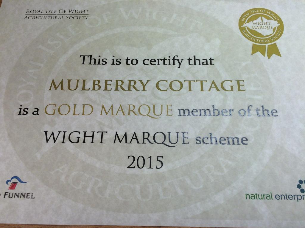 Mulberry Cottage B&B Bembridge Dış mekan fotoğraf